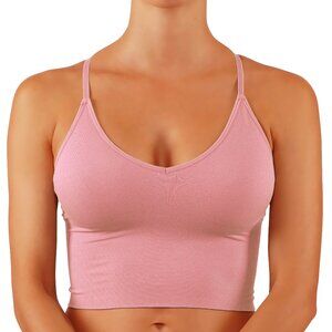 NWT Set 4pcs Criss Cross Bralette Crop Top Removable Padding